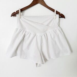 White aerie criss cross shorts large